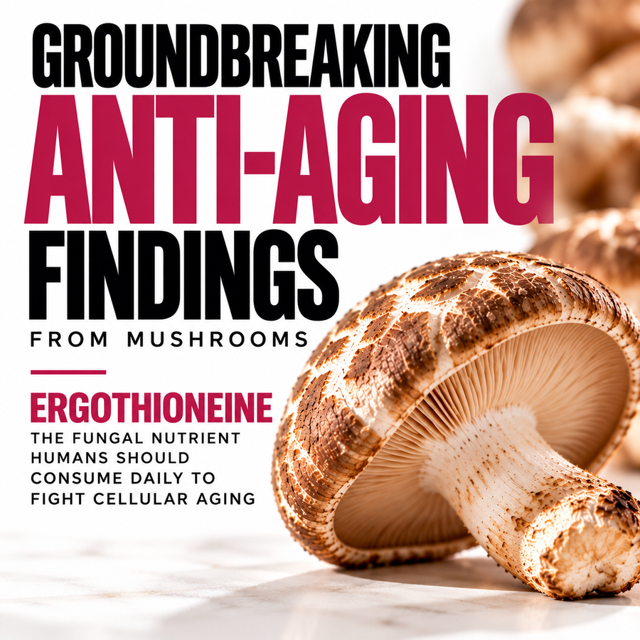 Ergothioneine Benefits: The Groundbreaking Mushroom Longevity Compound You Need Daily